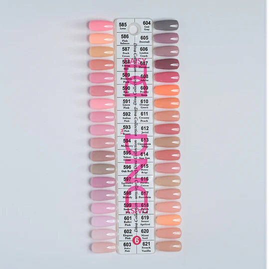 DND Duo Matching Color - Full set 36 colors - 6 #585 - #621
