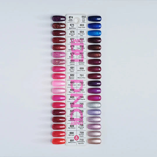 DND Duo Matching Color - Full set 36 colors - 8 #674 - #710