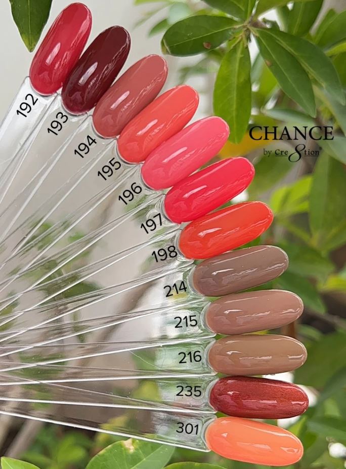 Chance Matching Color Gel & Nail Lacquer 0.5oz - 36 Colors - Hello Autumn Collection w/ 2 sets Color Chart