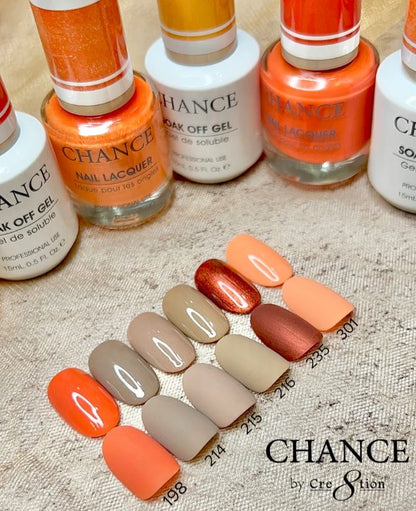 Chance Matching Color Gel & Nail Lacquer 0.5oz - 36 Colors - Hello Autumn Collection w/ 2 sets Color Chart