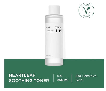 ANUA Heartleaf 77% Soothing Toner, 250ml