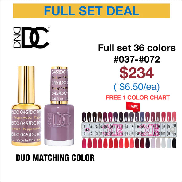 DND DC Duo Matching Color - Full set 36 colors