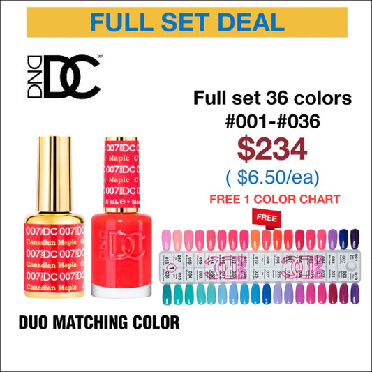 DND DC Duo Matching Color - Full set 36 colors