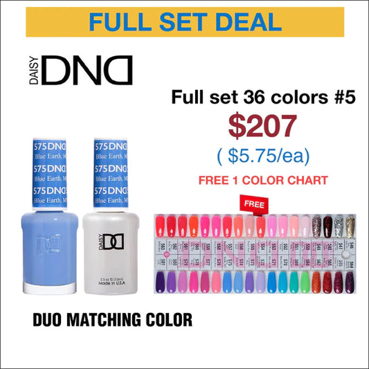 DND Duo Matching Color - Full set 36 colors - 5 #546 - #581