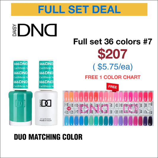 DND Duo Matching Color - Full set 36 colors - 7 #638 - 673