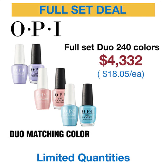 OPI Duo Matching Colors - Full Set 240 Colors