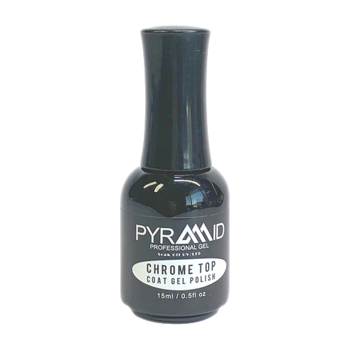 Pyramid Chrome Base and Top, Matte Collection