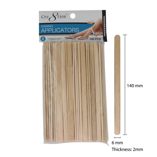 Disposable Applicators 2 -140x6x2mm- 100pcs/pack
